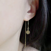 Auspicious Origin Threader Earrings